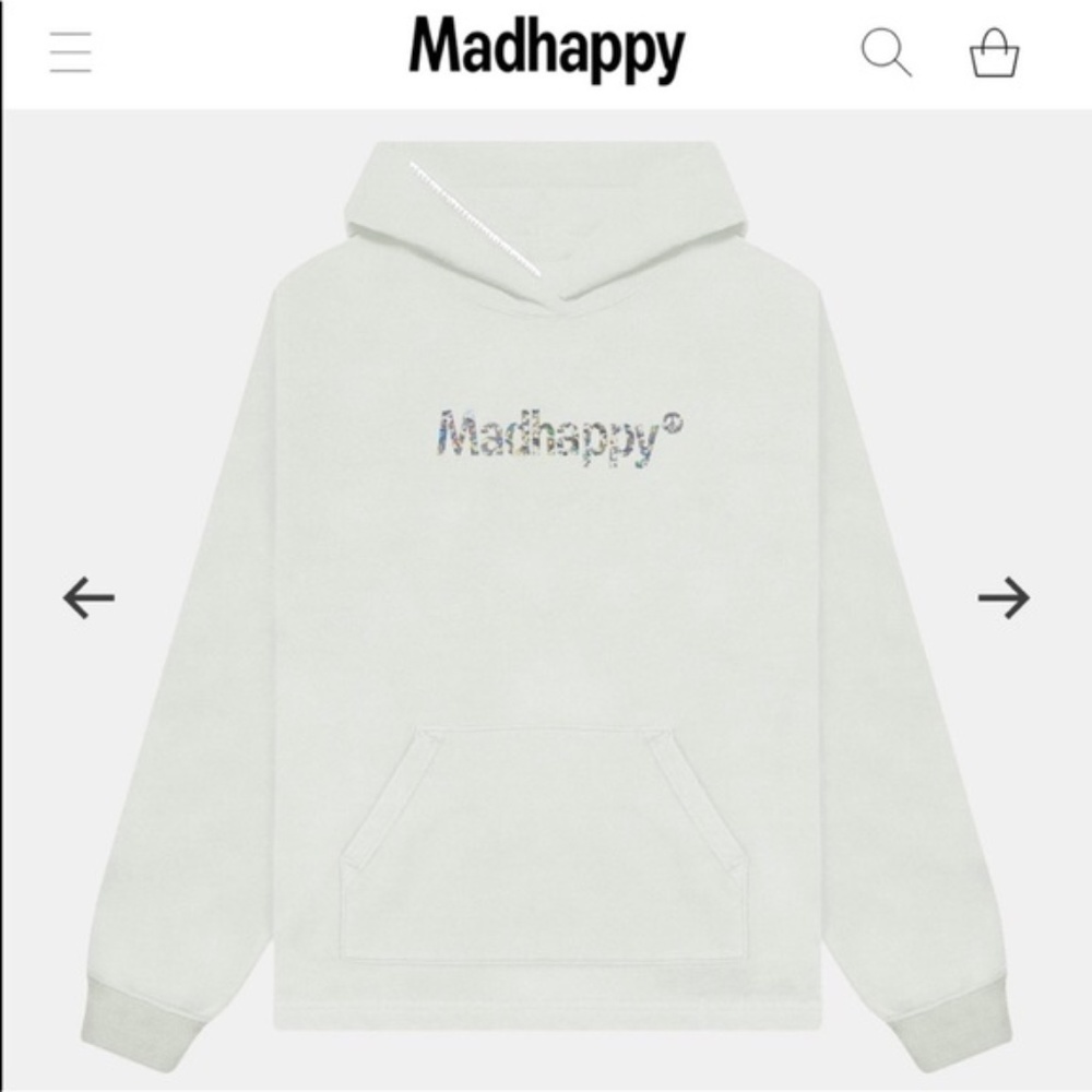 COPY - Madhappy REFLECTION UNIVERSAL HOODIE - SEAFOAM